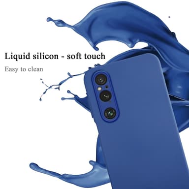 Sony Xperia 1 V Suojakuori Kotelo Case (Sininen)