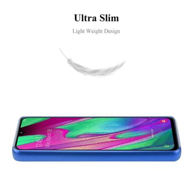 Samsung Galaxy A40 Suojakuori Kotelo (Sininen)