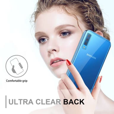 Samsung Galaxy A7 2018 Suojakuori Cover (Läpinäkyvä)
