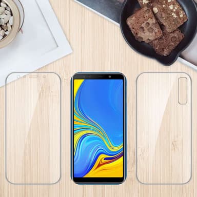 Samsung Galaxy A7 2018 Suojakuori Cover (Läpinäkyvä)