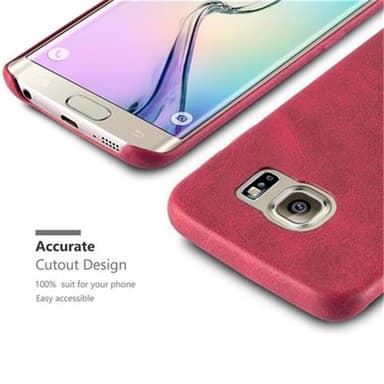Samsung Galaxy S6 EDGE Suojakuori Kotelo (Punainen)