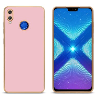 Honor 8X Suojakuori Case Cover (Vaaleanpunainen)
