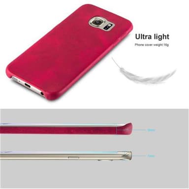 Samsung Galaxy S6 EDGE Suojakuori Kotelo (Punainen)