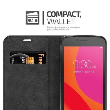 Lenovo A PLUS Suojakuori Lompakkokotelo (Punainen)