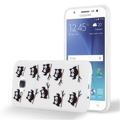 Samsung Galaxy J5 2015 Suojakuori Kuoret (Valkoinen)