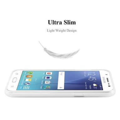 Samsung Galaxy J5 2015 Suojakuori Kuoret (Valkoinen)