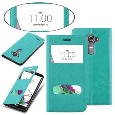 Lompakkokotelo LG G4 / G4 PLUS Case (Turkoosi)