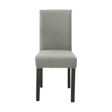 6x Tuolinpäälliset Tuolien suojus (kuviollinen kerma)