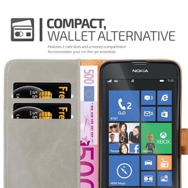 Nokia Lumia 520 / 521 Suojakuori Lompakkokotelo