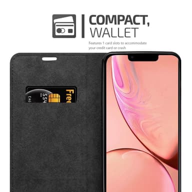 iPhone 13 Suojakuori Lompakkokotelo (Punainen)
