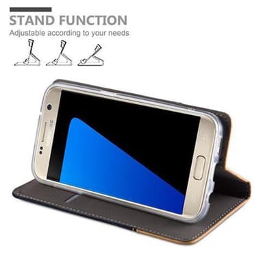 Samsung Galaxy S7 Suojakuori Lompakkokotelo (Sininen)