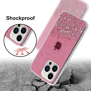 iPhone 13 PRO MAX Suojakuori Kotelo (Vaaleanpunainen)