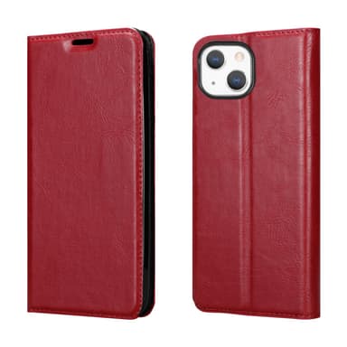 iPhone 13 Suojakuori Lompakkokotelo (Punainen)