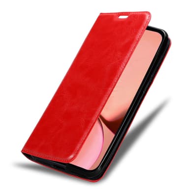 iPhone 13 Suojakuori Lompakkokotelo (Punainen)