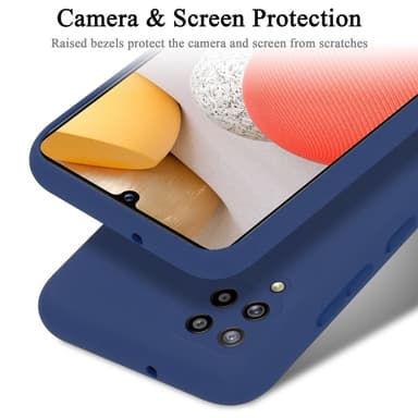 Samsung Galaxy A42 4G Suojakuori Kotelo (Sininen)