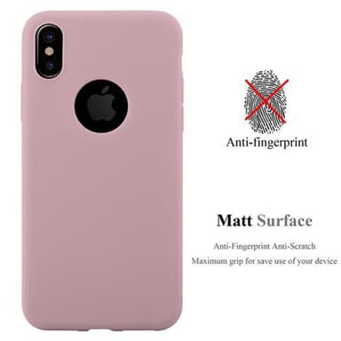Suojakuori iPhone X / XS Kotelo (Vaaleanpunainen)