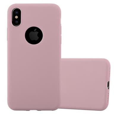 Suojakuori iPhone X / XS Kotelo (Vaaleanpunainen)
