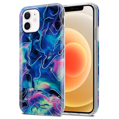 iPhone 12 / 12 PRO Suojakuori Lompakkokotelo (Sininen)