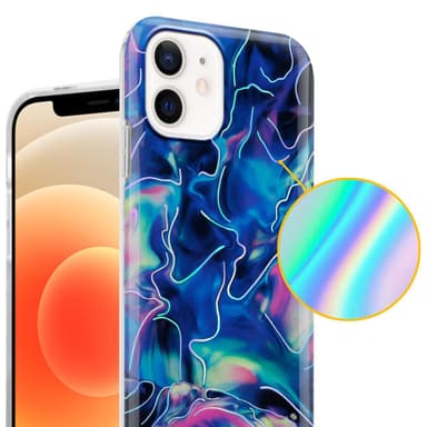 iPhone 12 / 12 PRO Suojakuori Lompakkokotelo (Sininen)