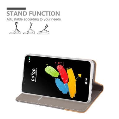 LG STYLUS 2 Suojakuori Lompakkokotelo (harmaa)