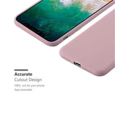 Suojakuori iPhone X / XS Kotelo (Vaaleanpunainen)