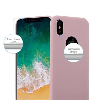 Suojakuori iPhone X / XS Kotelo (Vaaleanpunainen)