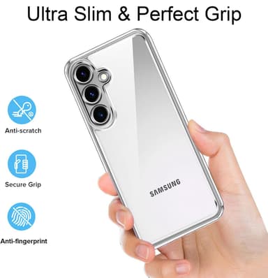 Samsung Galaxy S24 Plus Suojakuori Kotelo (Läpinäkyvä)