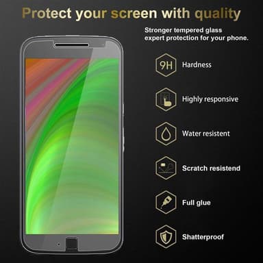 Motorola MOTO G4 / G4 PLUS 3x Suojakalvo Karkaistu lasi