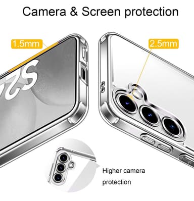 Samsung Galaxy S24 Plus Suojakuori Kotelo (Läpinäkyvä)
