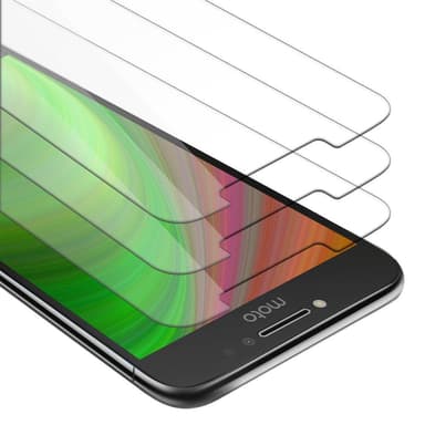 Motorola MOTO E4 PLUS 3x Suojakalvo Karkaistu lasi