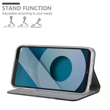 LG Q6 / G6 MINI Suojakuori Lompakkokotelo (harmaa)