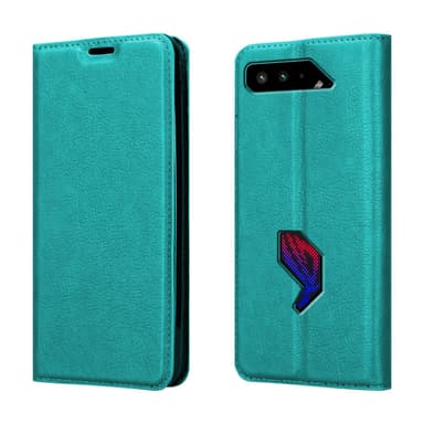 Asus ROG Phone 5 Suojakuori Lompakkokotelo (Turkoosi)