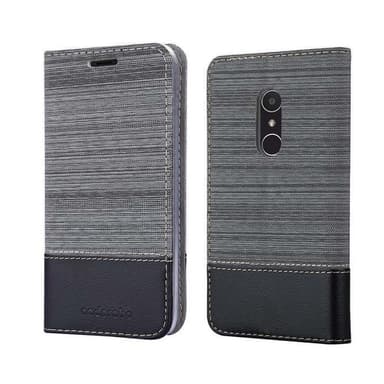 Alcatel 3 2018 Suojakuori Lompakkokotelo (harmaa)