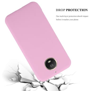Suojakuori Motorola MOTO G5S Kotelo (Vaaleanpunainen)