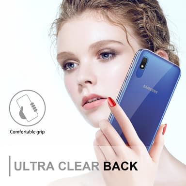 Samsung Galaxy A10 / M10 Suojakuori Cover (Läpinäkyvä)