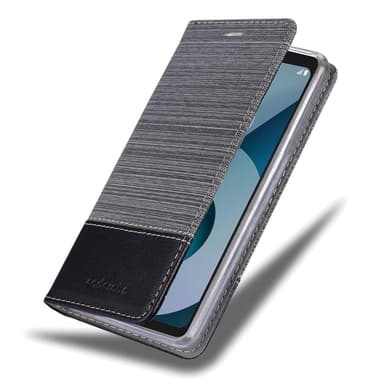 LG Q6 / G6 MINI Suojakuori Lompakkokotelo (harmaa)