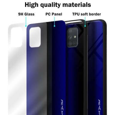 Samsung Galaxy A71 4G Suojakuori Kotelo (Violetti)