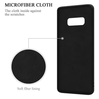 Samsung Galaxy S10e Suojakuori Case Kotelo (Musta)
