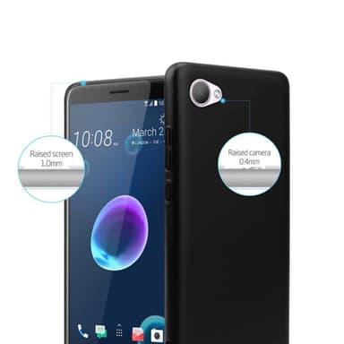 HTC Desire 12 Suojakuori Kotelo Cover (Musta)