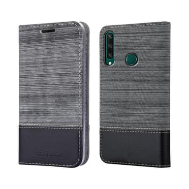 Huawei Y6P Suojakuori Lompakkokotelo (harmaa)