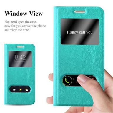Lompakkokotelo Samsung Galaxy S7 Case (Turkoosi)