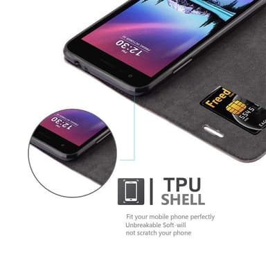 LG K4 2017 Suojakuori Lompakkokotelo (Ruskea)