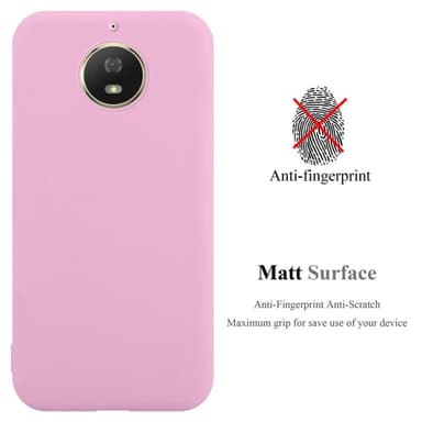 Suojakuori Motorola MOTO G5S Kotelo (Vaaleanpunainen)