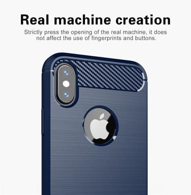 Suojakuori iPhone X / XS Kotelo (Sininen)