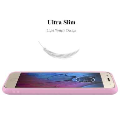 Suojakuori Motorola MOTO G5S Kotelo (Vaaleanpunainen)
