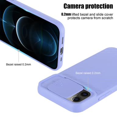 iPhone 13 PRO MAX Case Suojakuori Cover (Violetti)