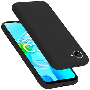 Realme C30 / Narzo 50i PRIME Suojakuori Kotelo (Musta)