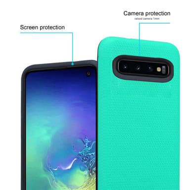 Samsung Galaxy S10 4G Suojakuori Kotelo (Turkoosi)