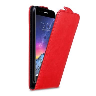 LG K8 2017 Suojakuori Lompakkokotelo (Punainen)