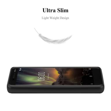 Nokia 6.1 Suojakuori Kotelo (Musta)